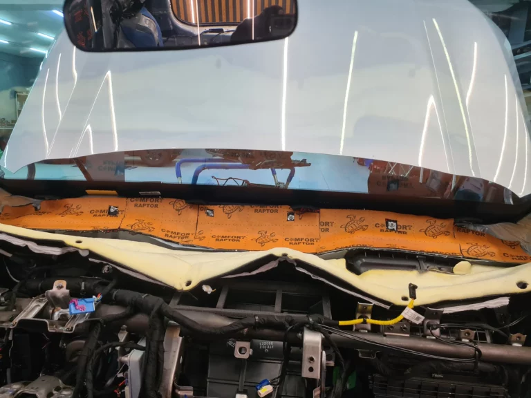 Шумоизоляция торпедо Москвич-6